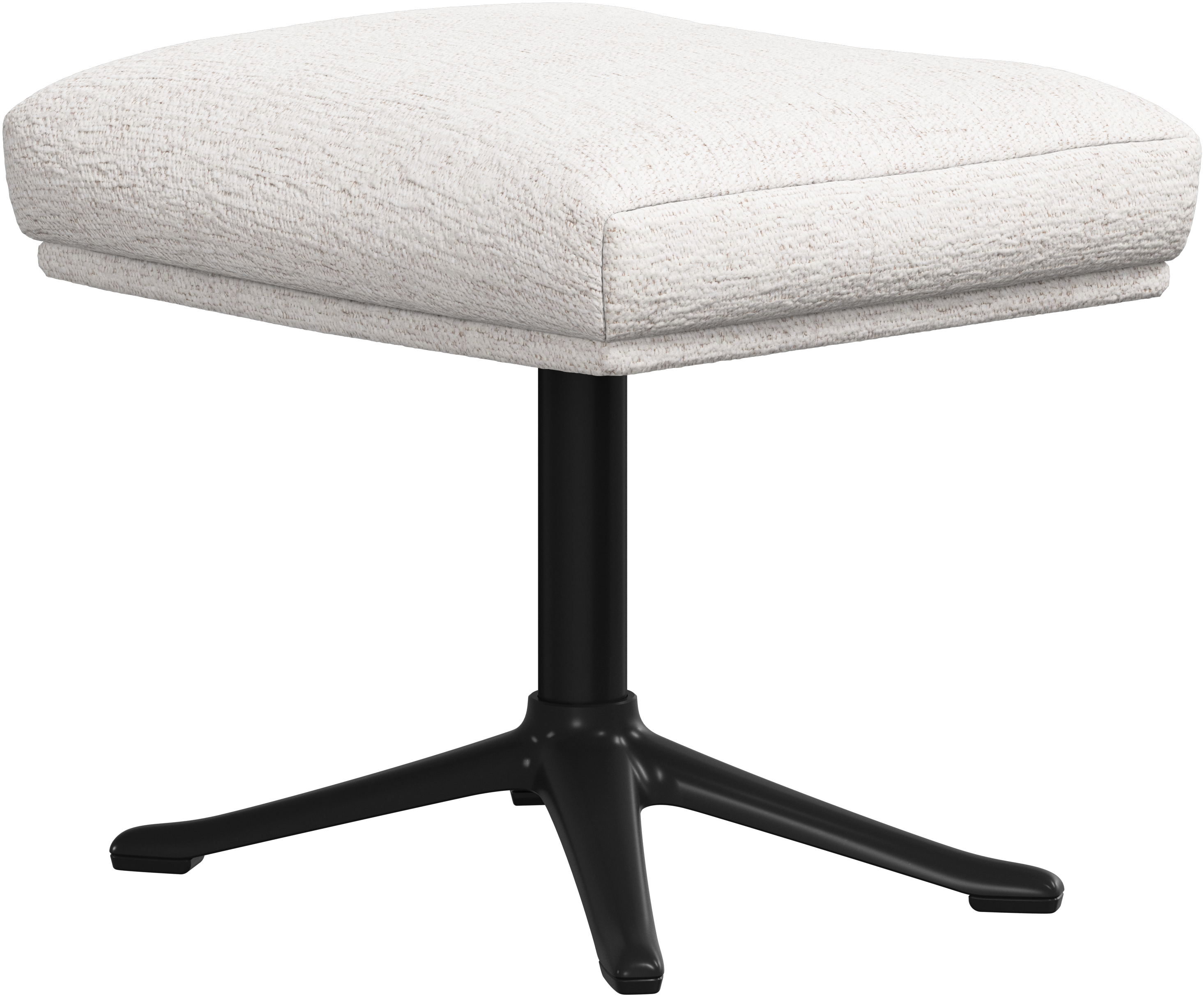 BoConcept Reno footstool - matte black structure lacquered BoConcept Reno footstool - matte black structure lacquered